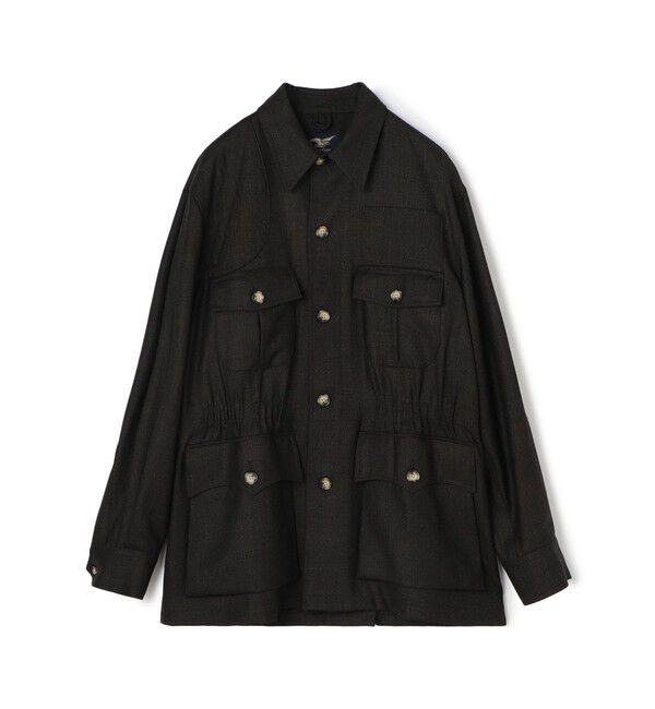 TOMORROWLAND MENS「【別注】Willis&Geiger ウール シャツブルゾン DORMEUIL」|ブルゾン・スタジャン|57 カーキ