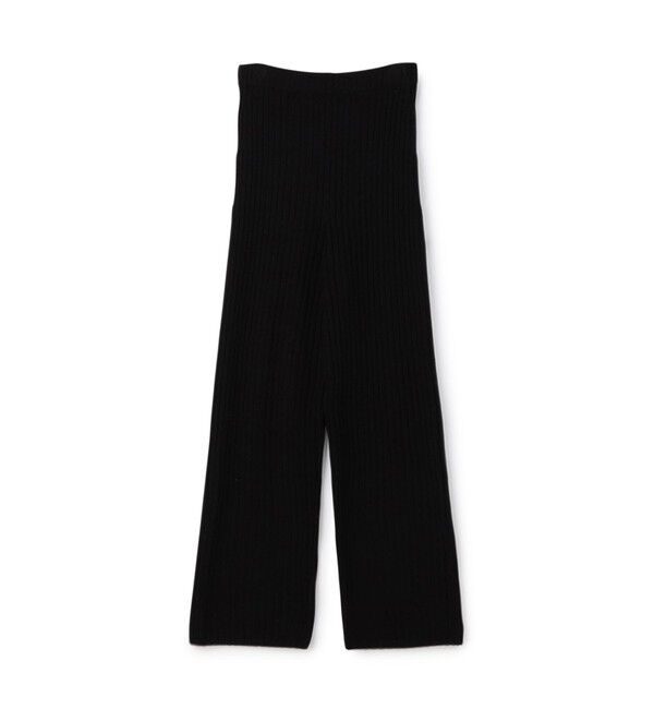DES PRES「ウールリブ ストレートパンツ」|その他|18 ブラック系