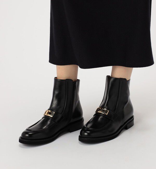 TOMORROWLAND GOODS「Luca Grossi メタルミドルブーツ L564T」|ショートブーツ|