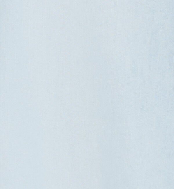 BACCA「コットンオーガンジー ギャザースリーブコンビシャツ」|シャツ・ブラウス|