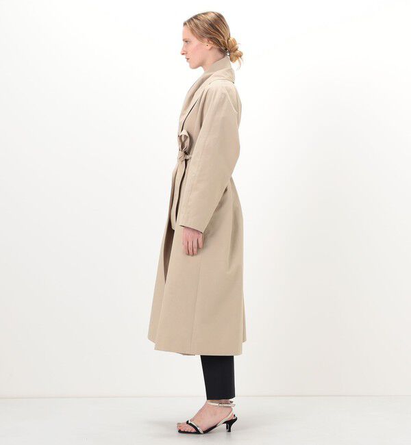 TOMORROWLAND collection「スムースクロス ベルテッドガウンコート」|その他|