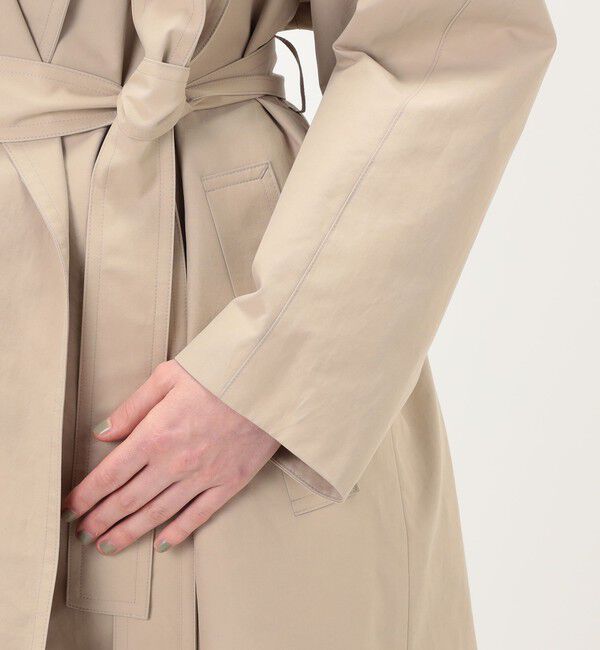 TOMORROWLAND collection「スムースクロス ベルテッドガウンコート」|その他|
