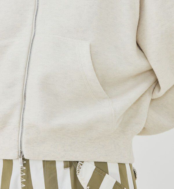GALERIE VIE「コットンナイロンスエットニット ジップアップパーカ」|パーカー|