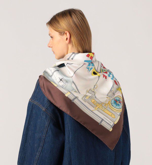 TOMORROWLAND GOODS「Atelier TOMORROWLAND FLAG シルクスカーフ」|バンダナ・スカーフ|