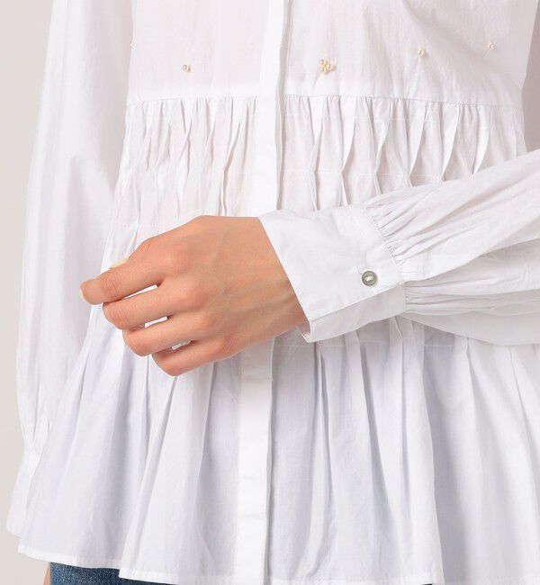 TOMORROWLAND BUYING WEAR「【別注】ne Quittez pas BLACK Tuck ブラウス」|シャツ・ブラウス|