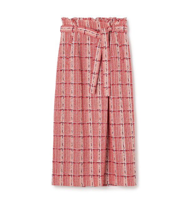 Ballsey「Cherry Pie ベルテッドスカート」|タイト|36 レッド系