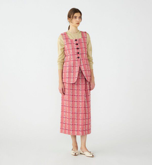 Ballsey「Cherry Pie ベルテッドスカート」|タイト|