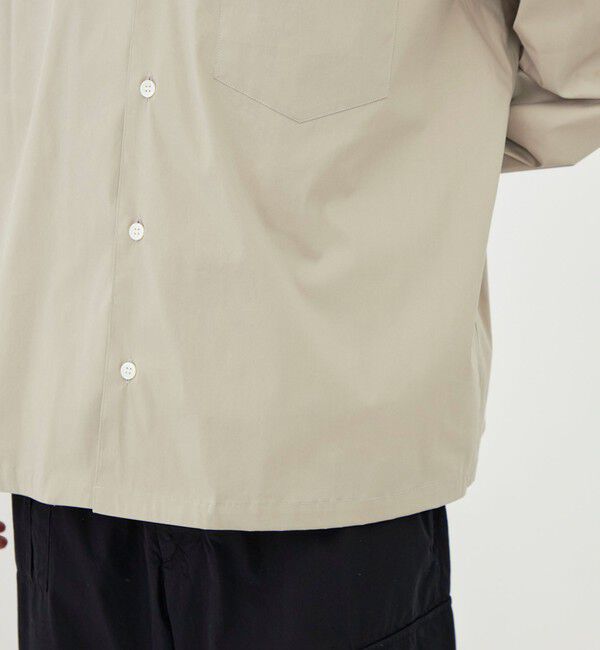 GALERIE VIE「ストレッチタイプライター オープンカラーシャツ」|シャツ・ブラウス|