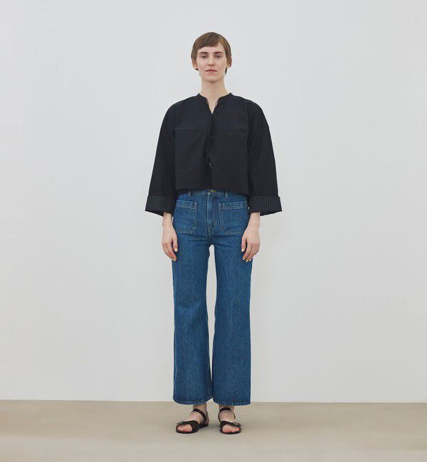 DES PRES「【WEB先行予約】コットンタイプライター バルジングブラウス」|シャツ・ブラウス|