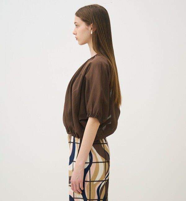 TOMORROWLAND collection「【WEB先行予約】ルコットンオーガンジー ジップアップライトブルゾン」|その他|