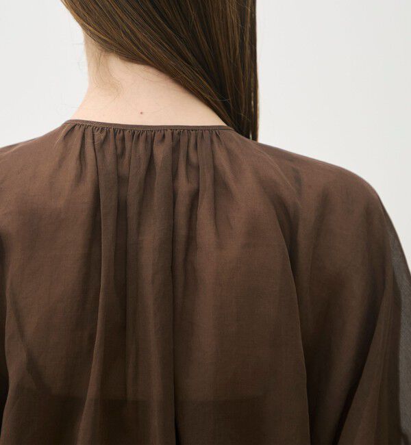 TOMORROWLAND collection「【WEB先行予約】ルコットンオーガンジー ジップアップライトブルゾン」|その他|