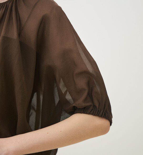 TOMORROWLAND collection「【WEB先行予約】ルコットンオーガンジー ジップアップライトブルゾン」|その他|