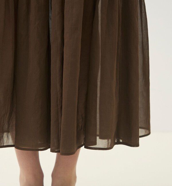 TOMORROWLAND collection「【WEB先行予約】ルコットンオーガンジー ティアードスカート」|スカート|