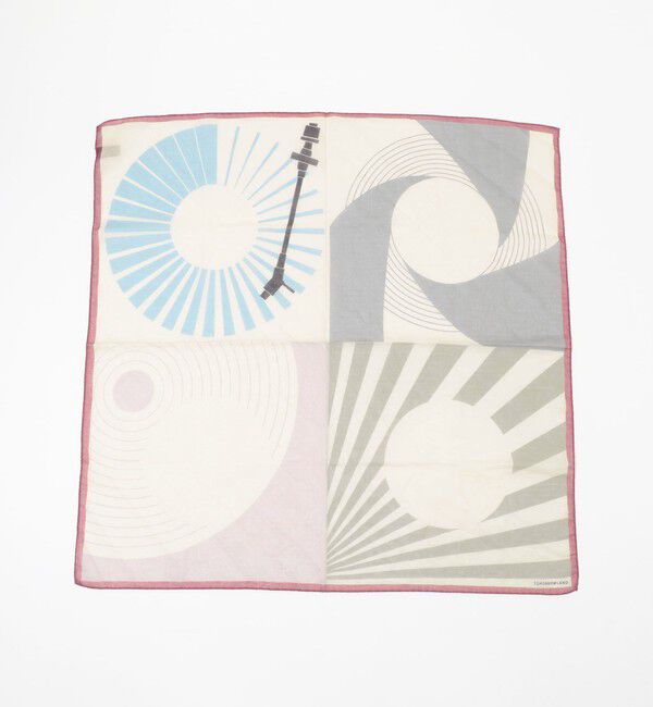 TOMORROWLAND GOODS「TOMORROWLAND コットンシルク プリントスカーフ」|バンダナ・スカーフ|