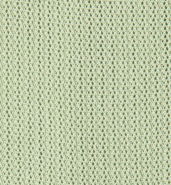 DES PRES「【WEB先行予約】 マットレーヨンシルクサテンコンビ フレンチスリーブシャツプルオーバー」|ニット・セーター|