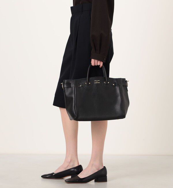 TOMORROWLAND GOODS「YOUNG & OLSEN EMBOSSED LEATHER BELTED バッグ」|トートバッグ|