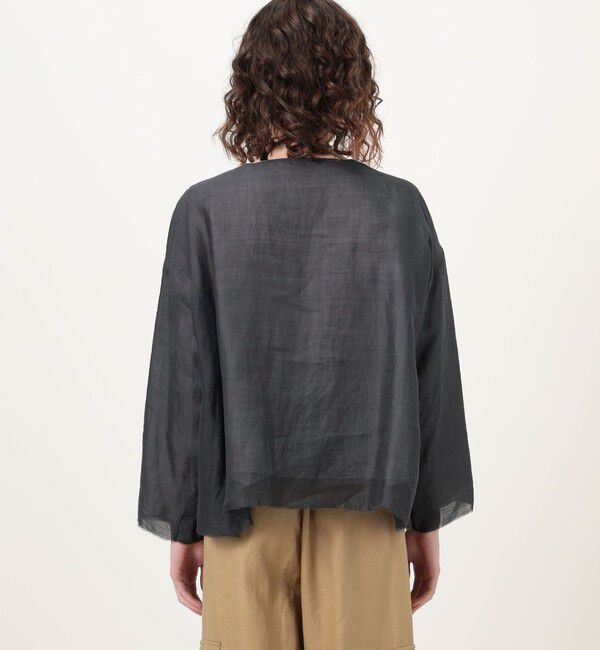 TOMORROWLAND GOODS「HAVERSACK ラミーツイル 2-wayブラウス」|シャツ・ブラウス|