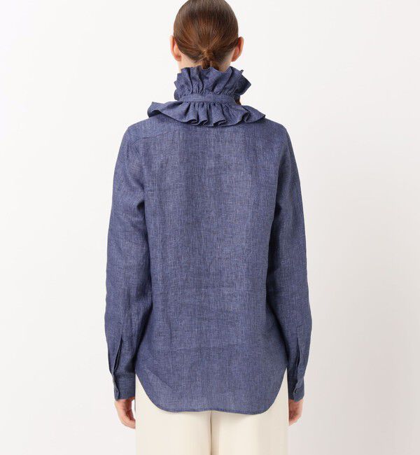 TOMORROWLAND BUYING WEAR「BOURRIENNE PASTEL LIN MARINE リネンブラウス」|シャツ・ブラウス|