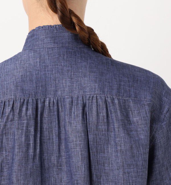 TOMORROWLAND BUYING WEAR「BOURRIENNE BOUDOIR LIN MARINE  リネンブラウス」|シャツ・ブラウス|