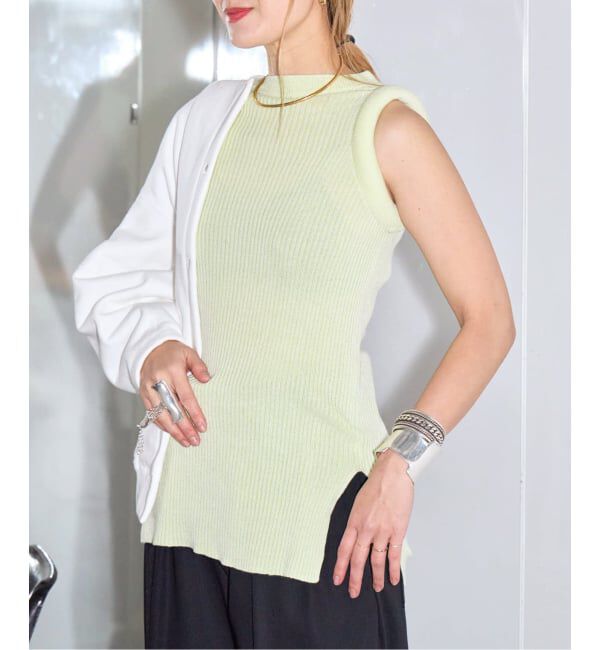  「SEEALL BOLD RIB TOP SAW63 KJ602：ニット」|ニット・セーター|