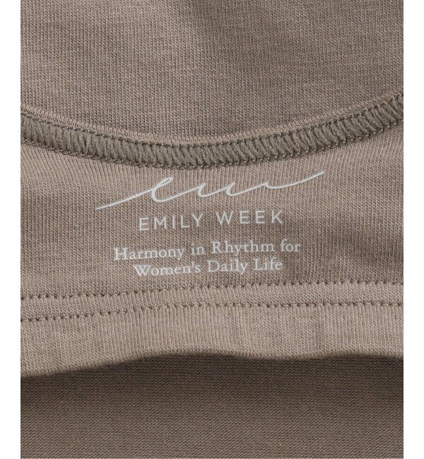 EMILYWEEK「《追加》オーガニックコットン混 ストレッチブラキャミソール」|インナー|