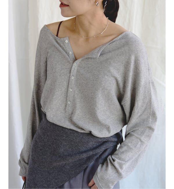 EMILYWEEK「《追加》Foggyコットン2WAYプルオーバー」|Tシャツ・カットソー|