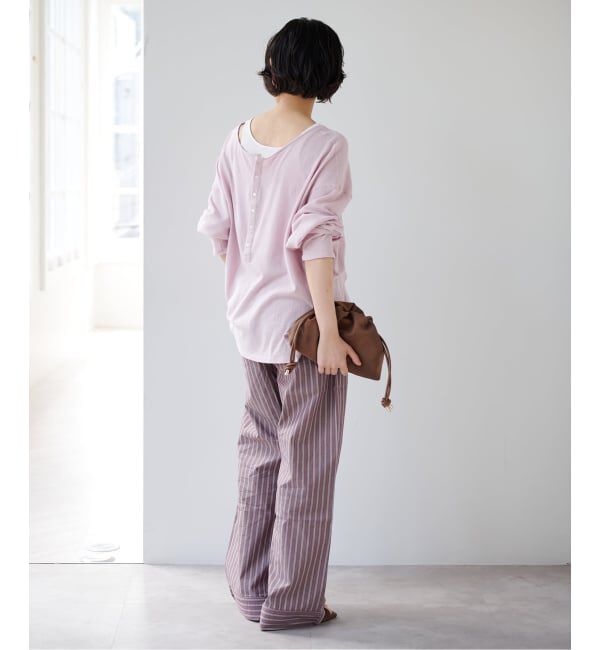 EMILYWEEK「《追加》Foggyコットン2WAYプルオーバー」|Tシャツ・カットソー|