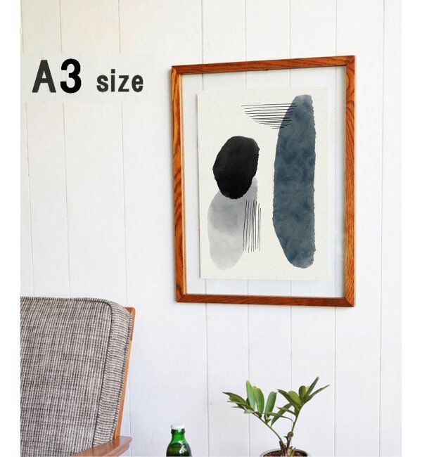 journal standard Furniture「RONDA Frame A3 4th　ロンダフレーム ※ ガラス フォトフレーム 額縁」|その他|ブラウン