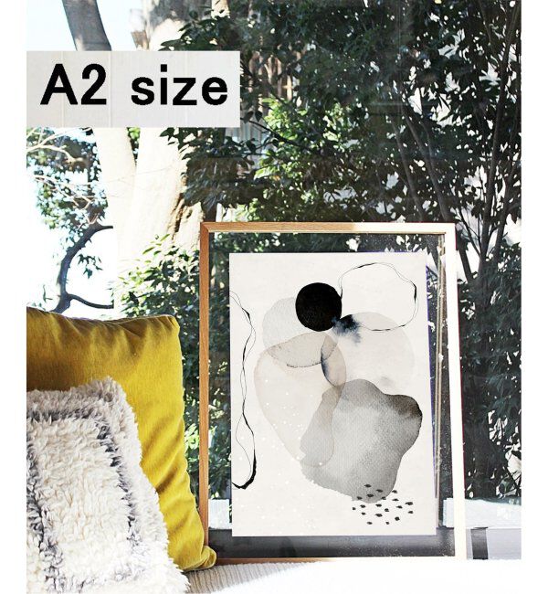 journal standard Furniture「RONDA Frame A2 4th　ロンダフレーム ※ ガラス フォトフレーム 額縁」|その他|ベージュ