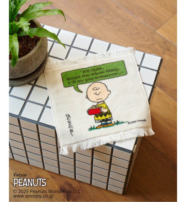 journal standard Furniture「【PEANUTS&times;JOURNAL STANDARD FURNITURE】HAND TOWEL　ハンドタオル」|タオル|グリーン