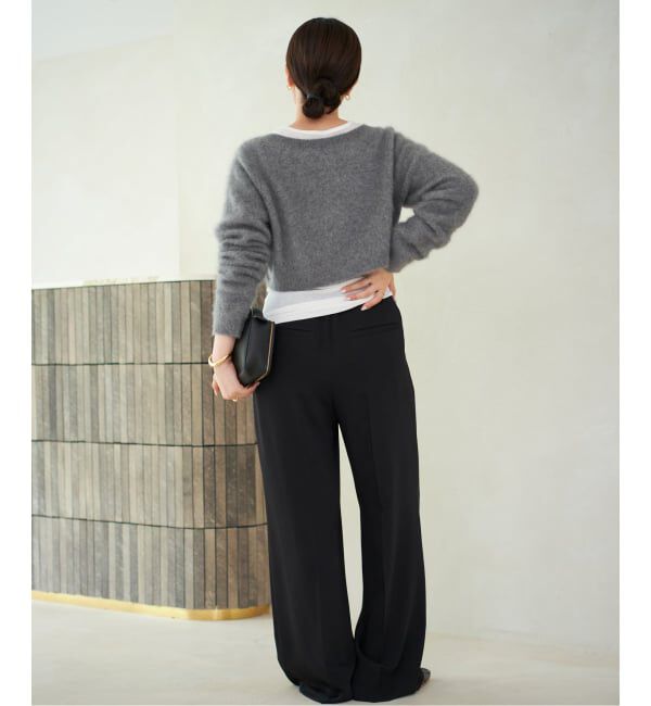 Plage「les Tendre easy care スラックス」|スラックス|