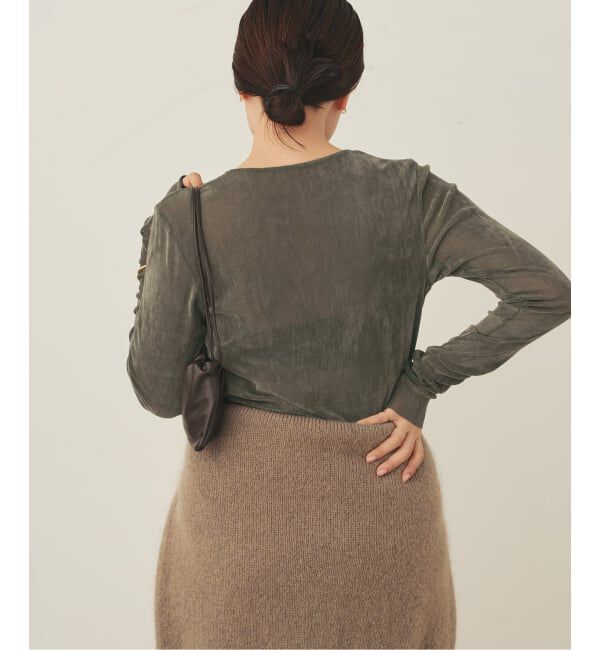 Plage「《一部カラーWEB限定追加》Flocky Mesh ロンT」|Tシャツ・カットソー|