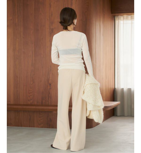 Plage「《一部カラーWEB限定追加》Flocky Mesh ロンT」|Tシャツ・カットソー|