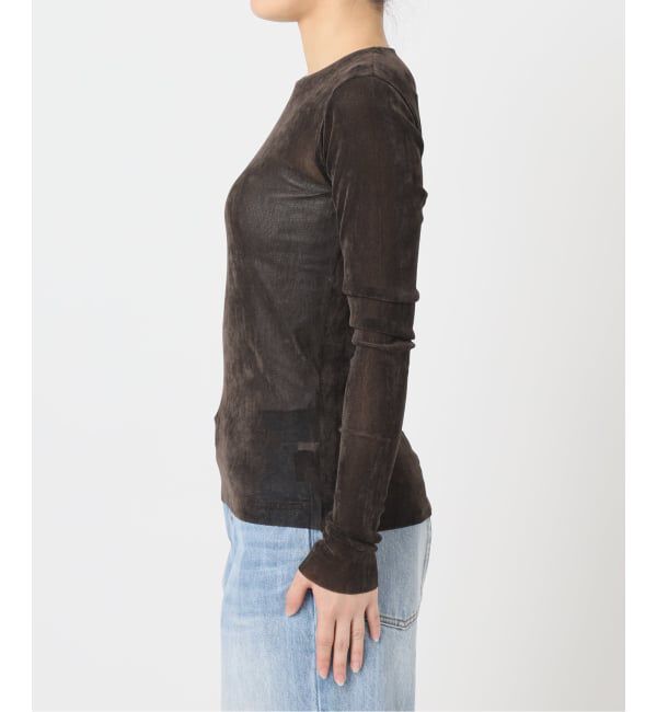 Plage「《一部カラーWEB限定追加》Flocky Mesh ロンT」|Tシャツ・カットソー|