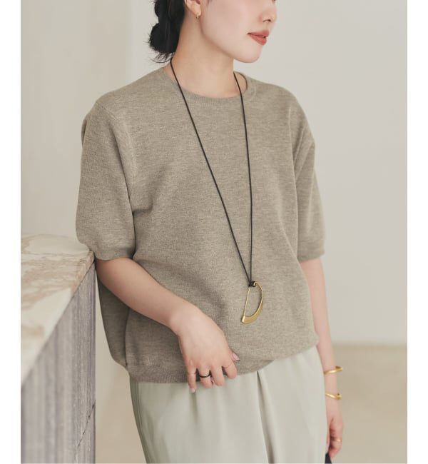 Plage「《WEB限定追加》compact プルオーバー 2」|ニット・セーター|