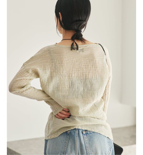 Plage「《WEB限定追加》LES ATELIERS FRANCAIS DE CONFECTION 別注 T-ブラウス」|シャツ・ブラウス|