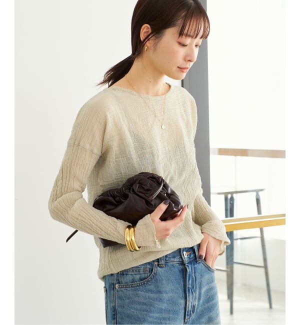 Plage「《WEB限定追加》LES ATELIERS FRANCAIS DE CONFECTION 別注 T-ブラウス」|シャツ・ブラウス|