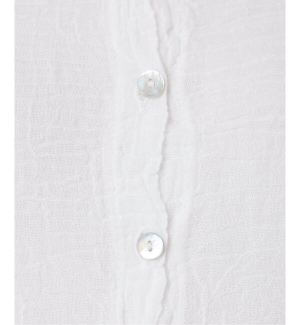 Plage「《追加予約》LES ATELIERS FRANCAIS DE CONFECTION 別注 OPEN BTN 2WAY ブラウス 2」|シャツ・ブラウス|