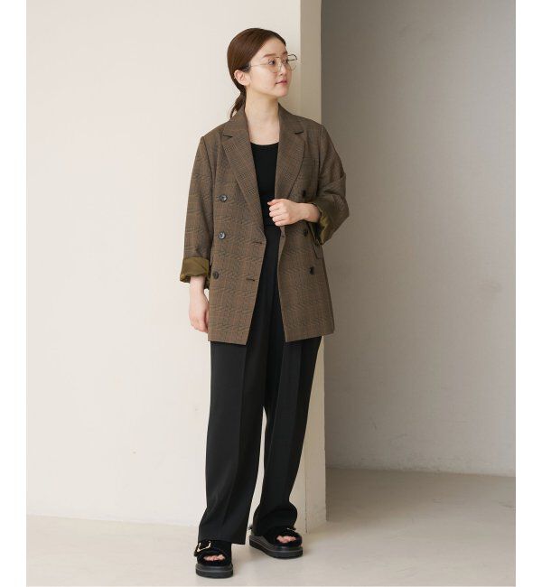 IENA「《追加2》サスペンダーツイルパンツ」|スラックス|