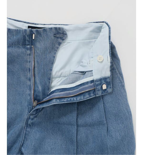 SLOBE IENA「《4サイズ展開》LEDENIM TUCK TROUSERデニム」|デニム|