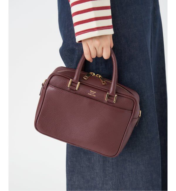 IENA「《追加4》Manuel MILANO/マニュエルミラノ レザーバッグ」|ハンドバッグ|