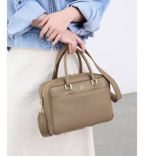 IENA「《追加4》Manuel MILANO/マニュエルミラノ レザーバッグ」|ハンドバッグ|