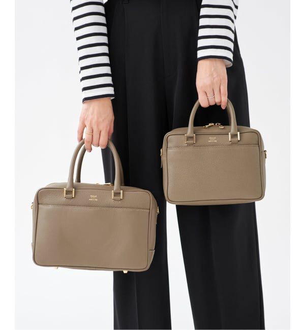 IENA「《追加4》Manuel MILANO/マニュエルミラノ レザーバッグ」|ハンドバッグ|