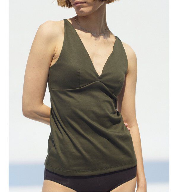 IENA「【EMILY WEEK &times; IENA】コットンスムース ブラキャミソール」|インナー|