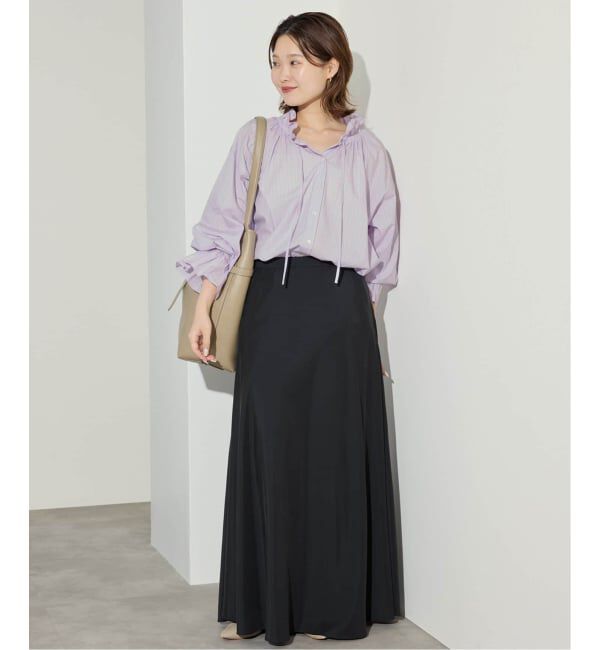 SLOBE IENA「《3サイズ展開/追加2》フィブリルマーメイドフレアスカート」|スカート|