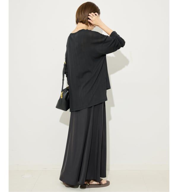 SLOBE IENA「《3サイズ展開/追加2》フィブリルマーメイドフレアスカート」|スカート|