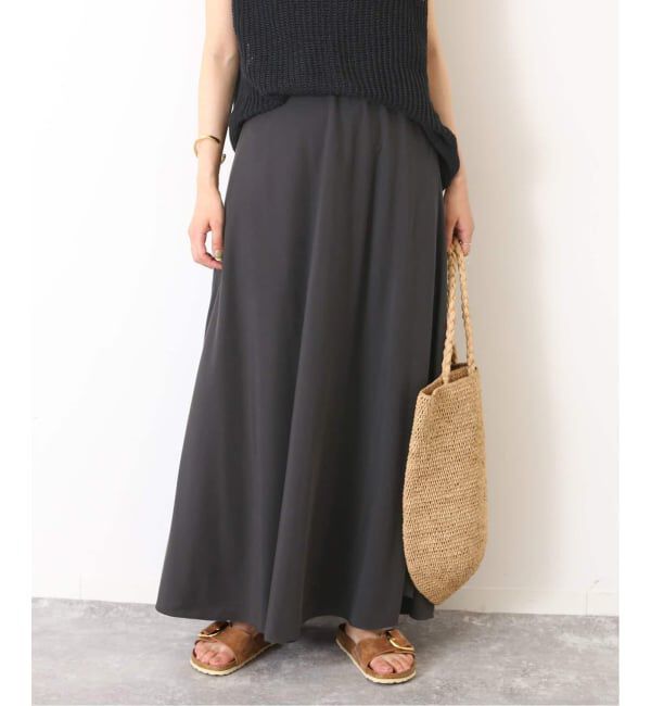 SLOBE IENA「《3サイズ展開/追加2》フィブリルマーメイドフレアスカート」|スカート|