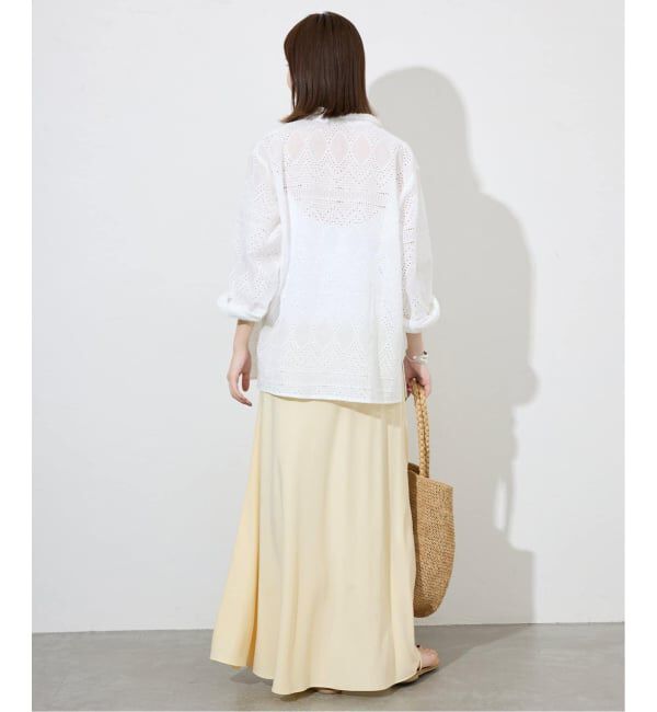 SLOBE IENA「《3サイズ展開/追加2》フィブリルマーメイドフレアスカート」|スカート|