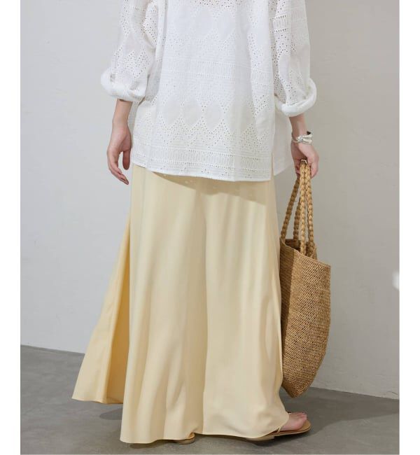 SLOBE IENA「《3サイズ展開/追加2》フィブリルマーメイドフレアスカート」|スカート|