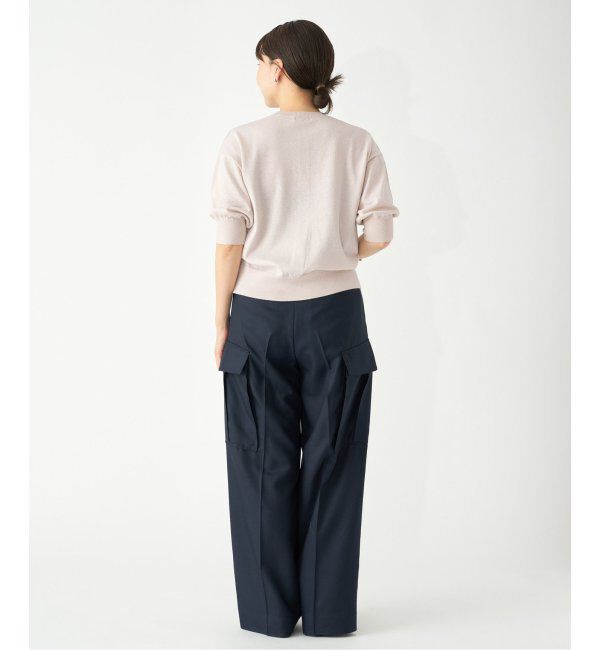 IENA「《追加》LEVITAクルーカーディガン」|カーディガン|